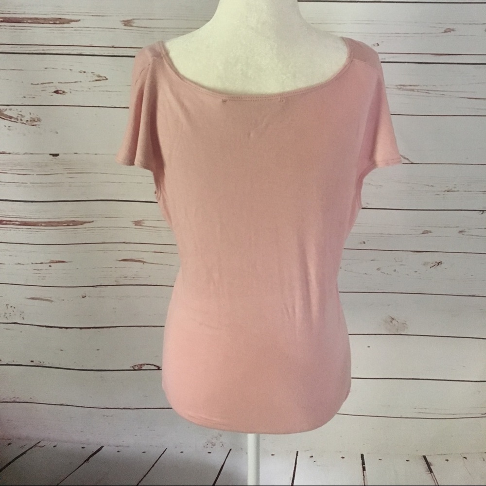 Max Studio Pink Top Size Medium - Picture 3 of 6